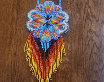 Beaded Medallion Necklace