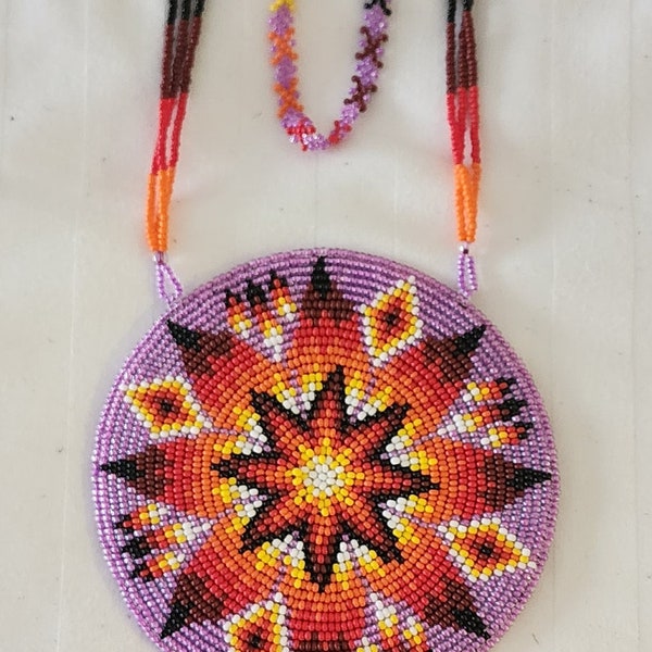 Beaded Medallion Etsy