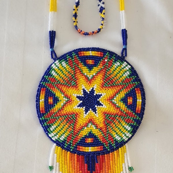 Beaded Medallion Etsy