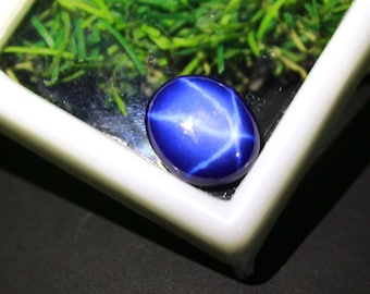 100% Certified Gem's 6 Rays Effect Star Sapphire Round 11 Stone Birthstone 8*8mm 