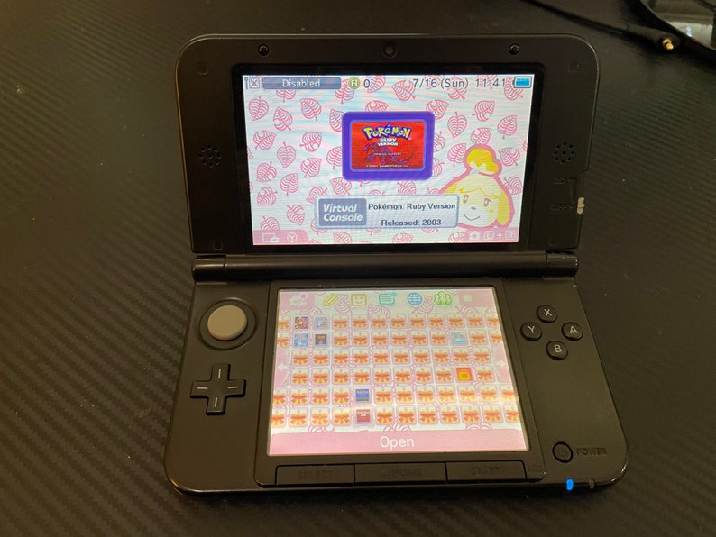 Modded Nintendo 3ds XL 100s of Games. Fully Loaded. Free Etsy