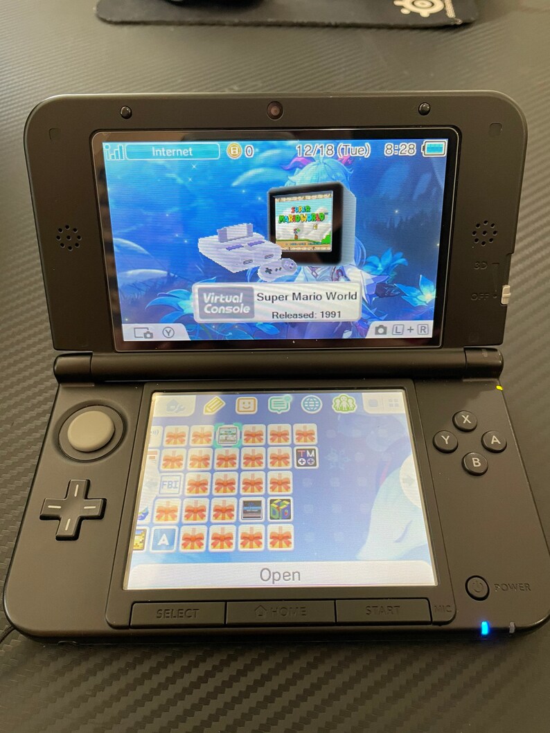 Modded Nintendo 3ds XL 100s of Games. Fully Loaded. Free Etsy