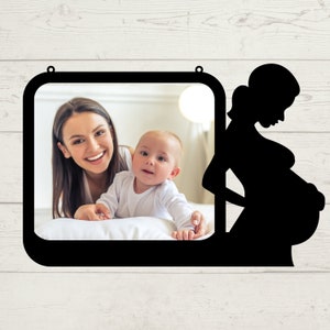 Mother Nursery Metal Wall Art, Photo and Poster Holder, Baby Room Art