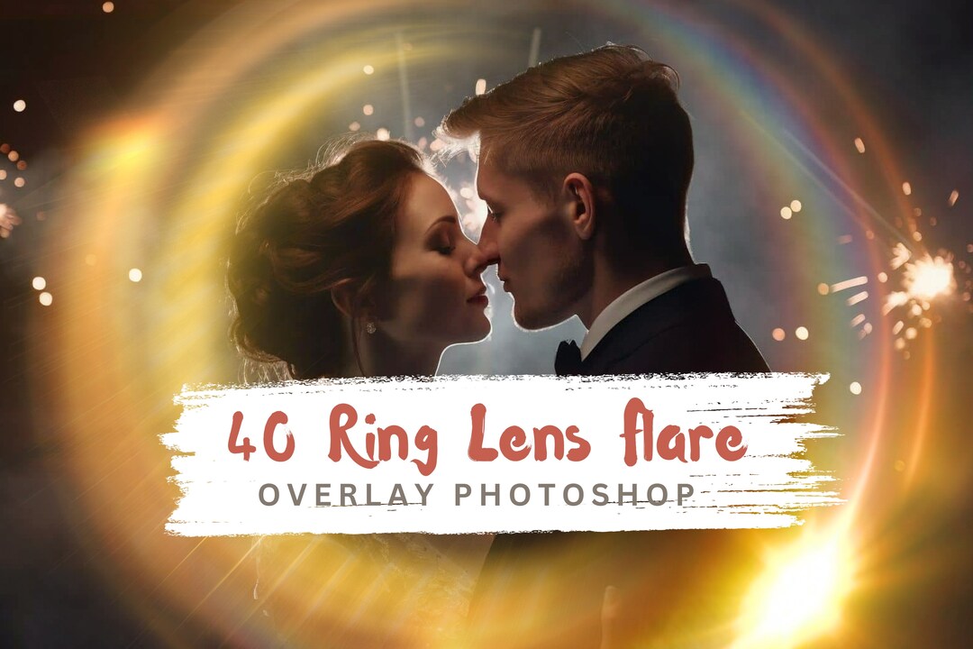 40 Unique Ring Lens Flare Overlays Lens Flare Lantern Light Etsy