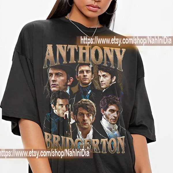 Anthony Bridgerton Vintage Unisex Shirt, Vintage Anthony Bridgerton TShirt Gift For Him and Her ,Bridgerton 90s retro design graphic tee NA8