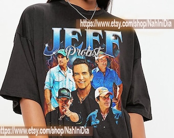 Jeff Probst Vintage Unisex Shirt, Vintage Jeff Probst TShirt Gift For Him and Her,Jeff Probst Survivor 90s retro design graphic tee NA2872