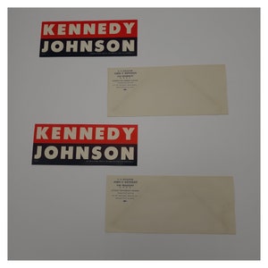 John F. Kennedy für Präsidentschaftswahlkampf Sammlerstücke