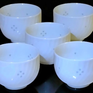 Arita Ware Porcelain Tea Cups – Saiho Maker, Minimalist Wabi Sabi Yunomi Set (5)