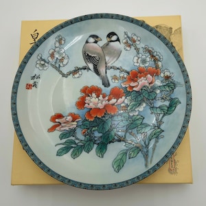 Imperial Jingdezhen Porcelain &quot;The Gift of Purity&quot; Boxed Plate