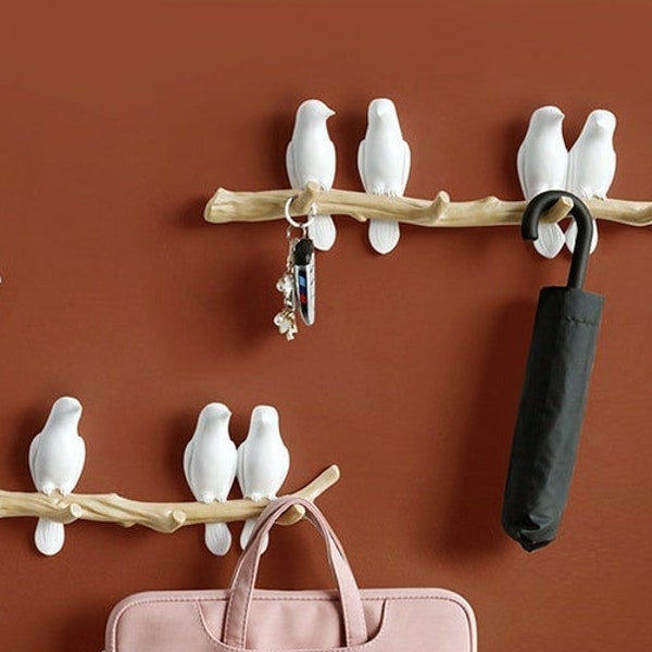 Bird Wall Hook Etsy