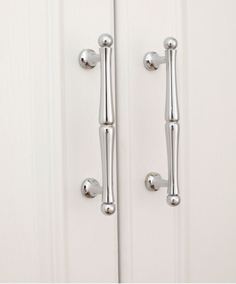 Brushed Brass Pulls Minimalist Round Ball Drawer Etsy