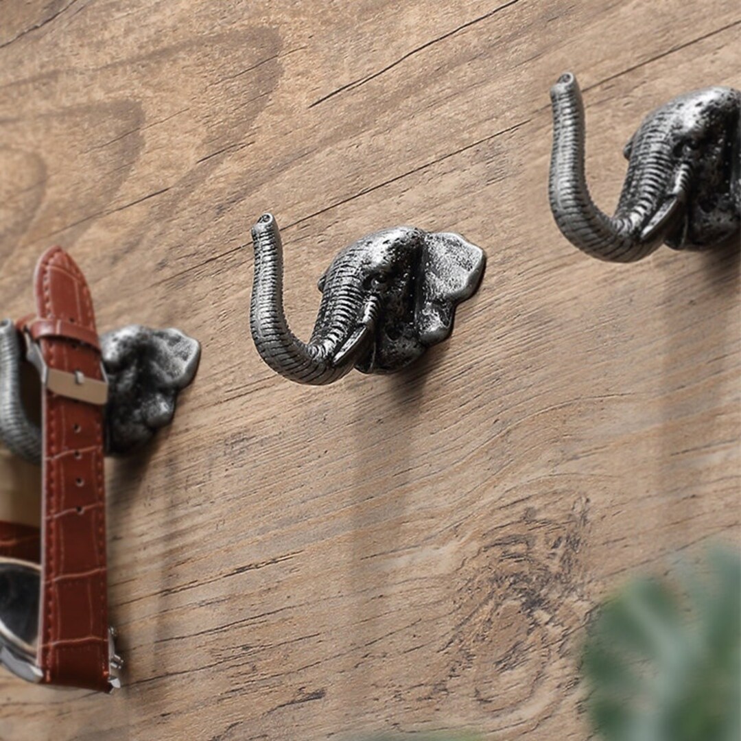 Vintage Elephant Wall Hook Animal Wall Hooks Decorative Coat Etsy