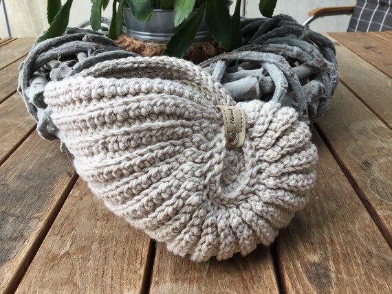 Crochet Bag Made From Recycled Ribbon Yarn, Textile Yarn, Shopper, Bag,  Handbag, Handmade, Crocheted. 