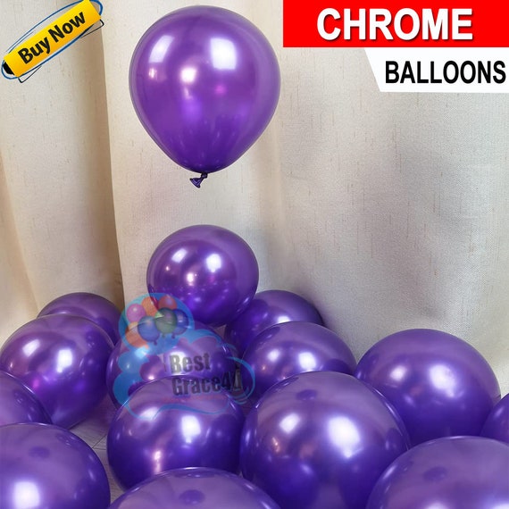 30-100 Metallic Pearl Helium Air Quality Party Balloons 10" Inch For Birthdays 