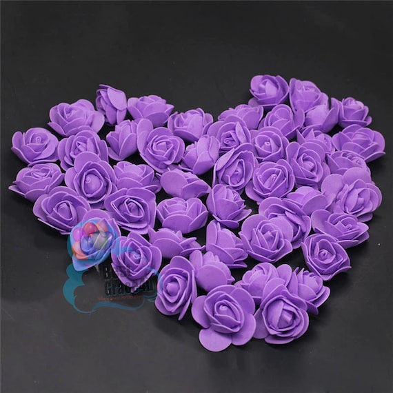 500 Mini Foam 3cm Roses Wedding Craft Flower Party Decoration Favour 16 Colour 