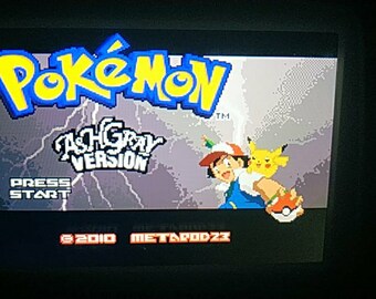 Pokemon Ash Gray Game Cartridge Nintendo Gameboy Advance Spain - Etsy