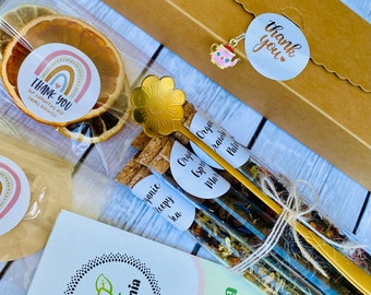 Organic Herbal Tea Sampler | Relaxation & Wellness Set gift box