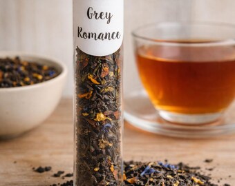 Earl Grey Tea Tube – Loose Leaf Black Tea with Bergamot