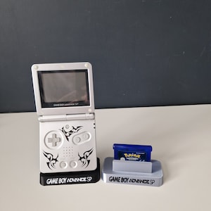 GBA SP / Gameboy Advance SP Console Display Stand Holder - Silver or Black