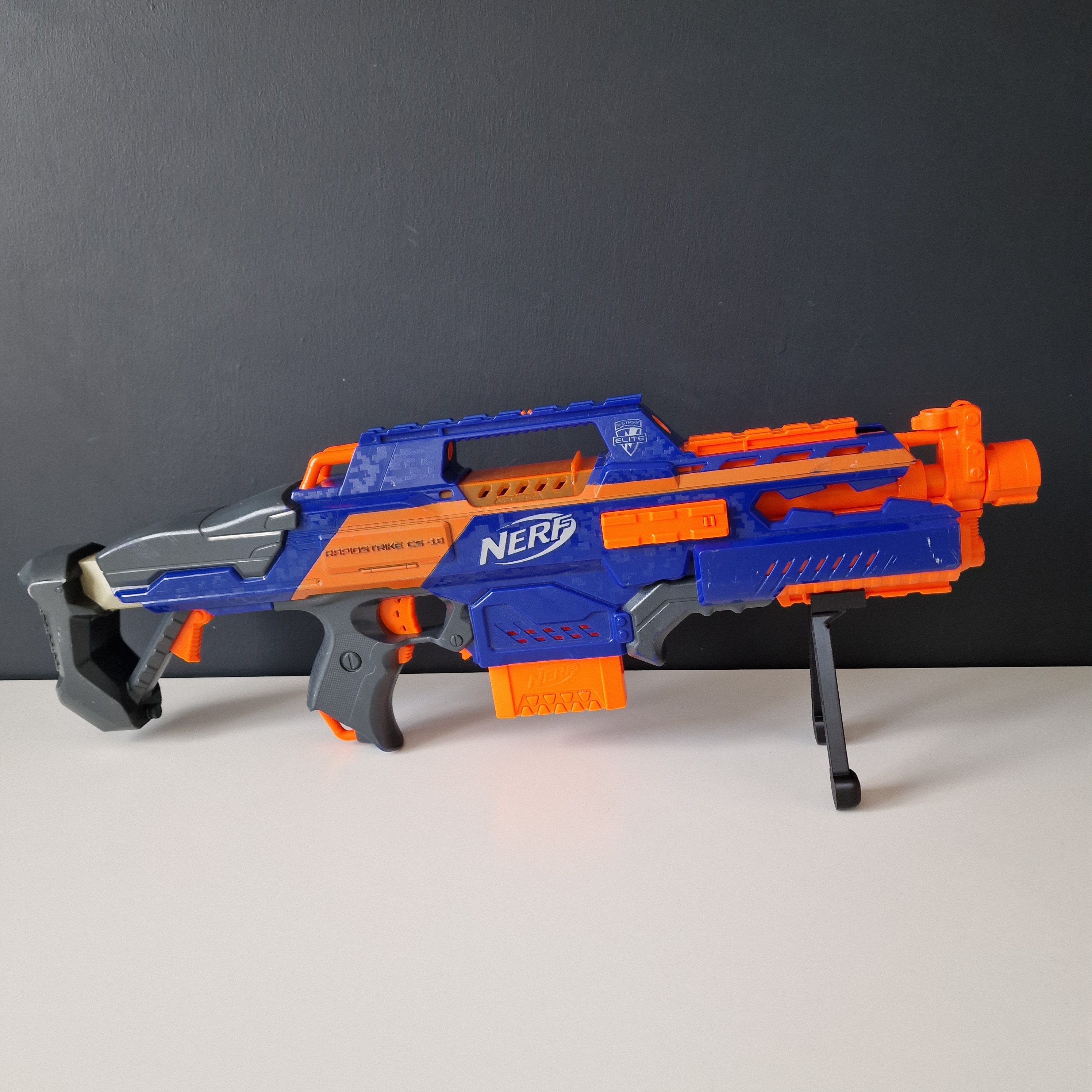 Nerf Bipod / Shelf Display Stand for Nerf Longstrike / Raptorstike