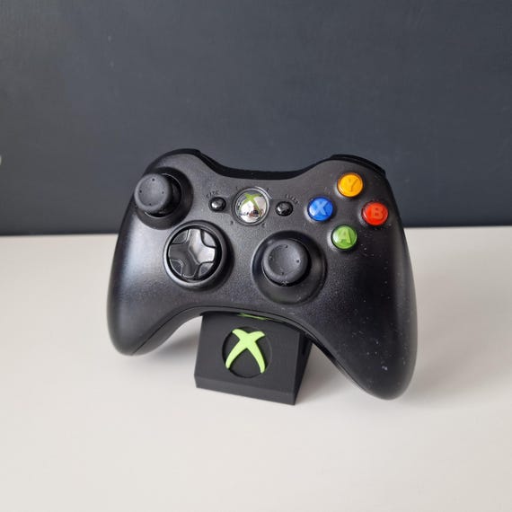 Lot De 2 Manettes Xbox Fat – Noire Et Verte – Microsoft – Occasion