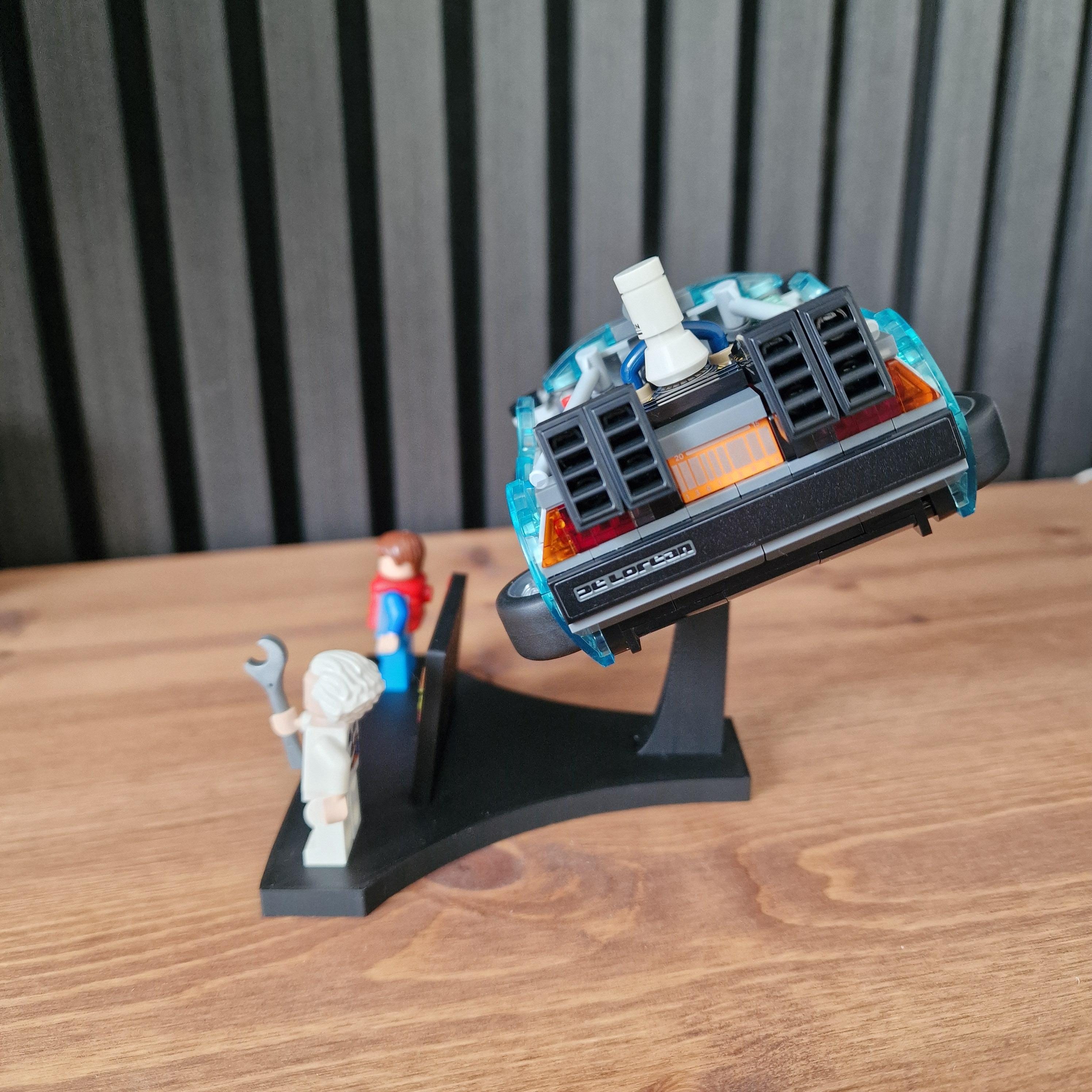 Display Stand for Lego Speed Champions Back to the Future Time