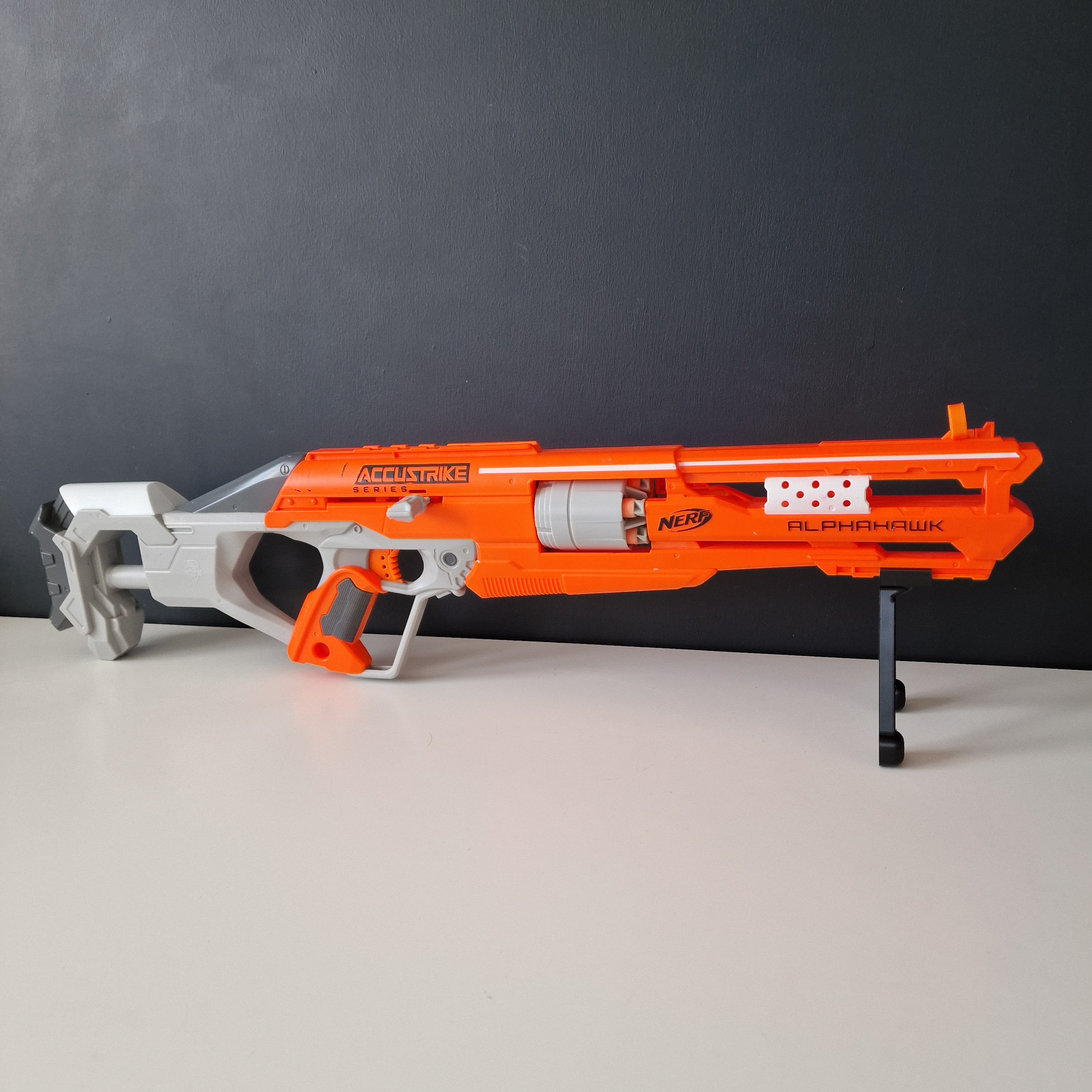 Nerf Bipod / Shelf Display Stand for Nerf Longstrike / Raptorstike