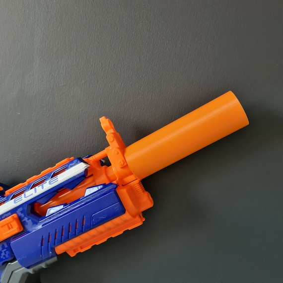 Nerf Silencer Mod Barrel Attachment / Extension for Rapidstrike