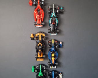 5/10x Wall Mount Hook for Lego Speed Champions F1 Formula 1 Cars - Lego Wall Display
