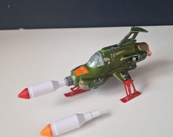 Reproducción del misil interceptor OVNI Dinky No. 351, pieza de repuesto