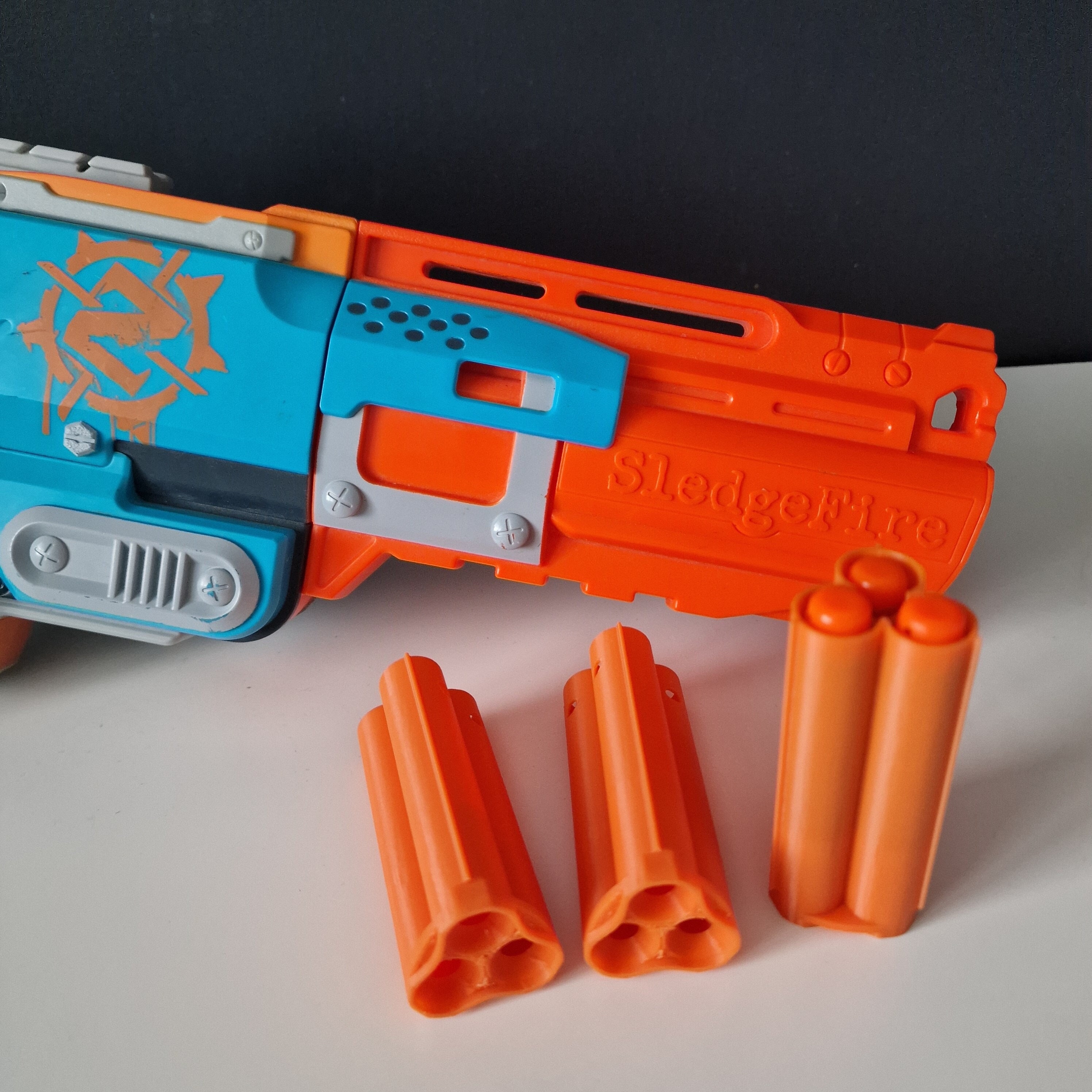 3x Nerf Compatible Zombie Strike Sledgefire Dart Replacement