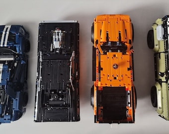 Lego Wall Display Mounts For Lego Technic Sets - Porsche, Bugatti, McLaren F1,  Ford GT, Ferrari 488, Land Rover Defender etc
