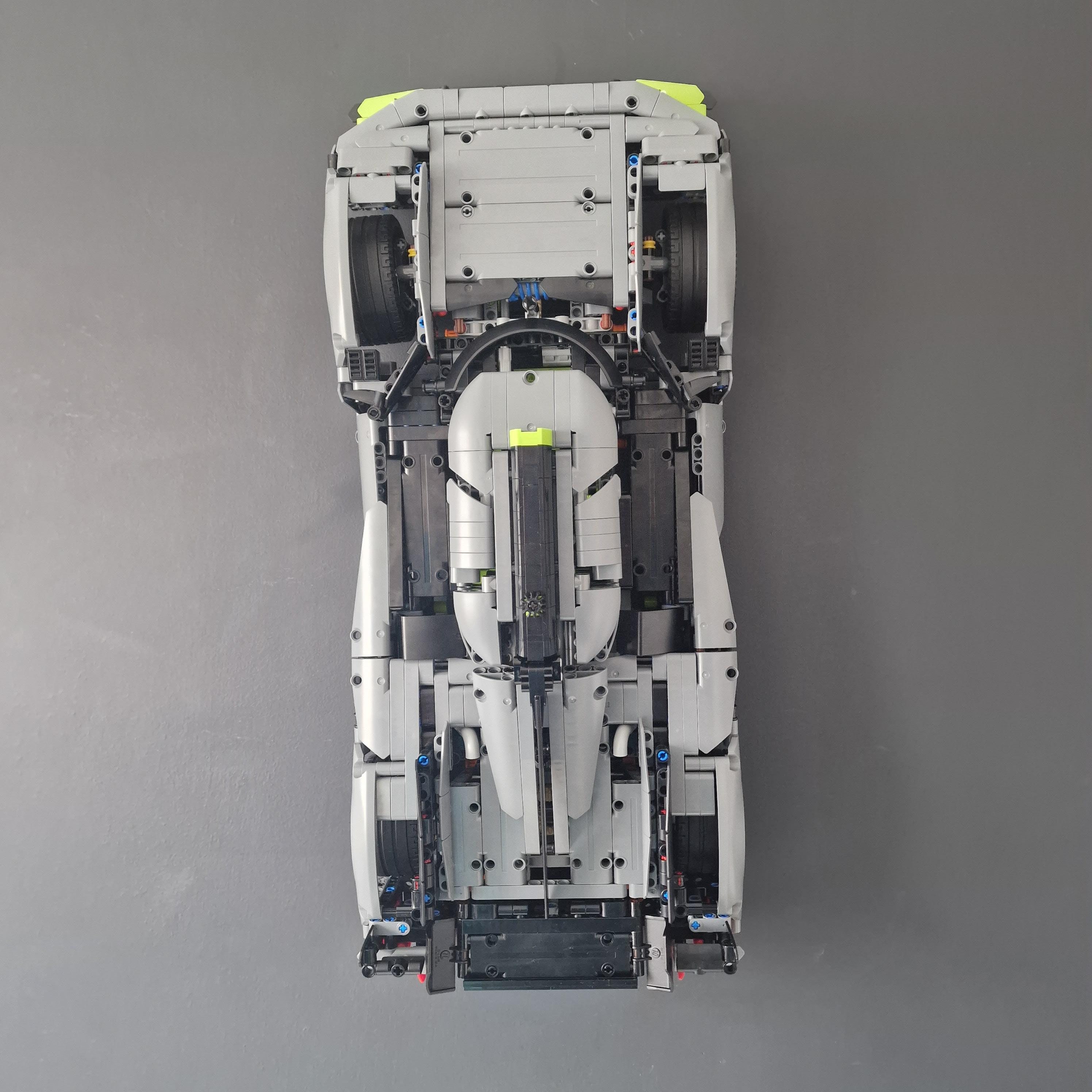 Lego Technic Peugeot 9x8 Le Mans Hypercar 42156 Wall Display Mount