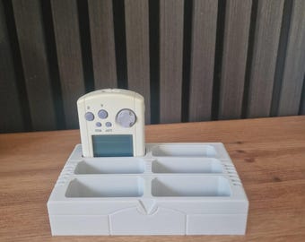 Soporte de almacenamiento para VMU de Sega Dreamcast (capacidad para 6 VMU) - Accesorio de juego impreso en 3D