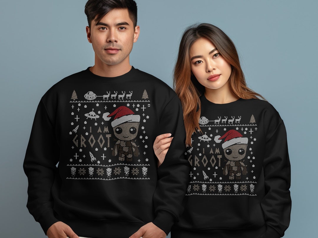 Baby groot christmas sweater sale