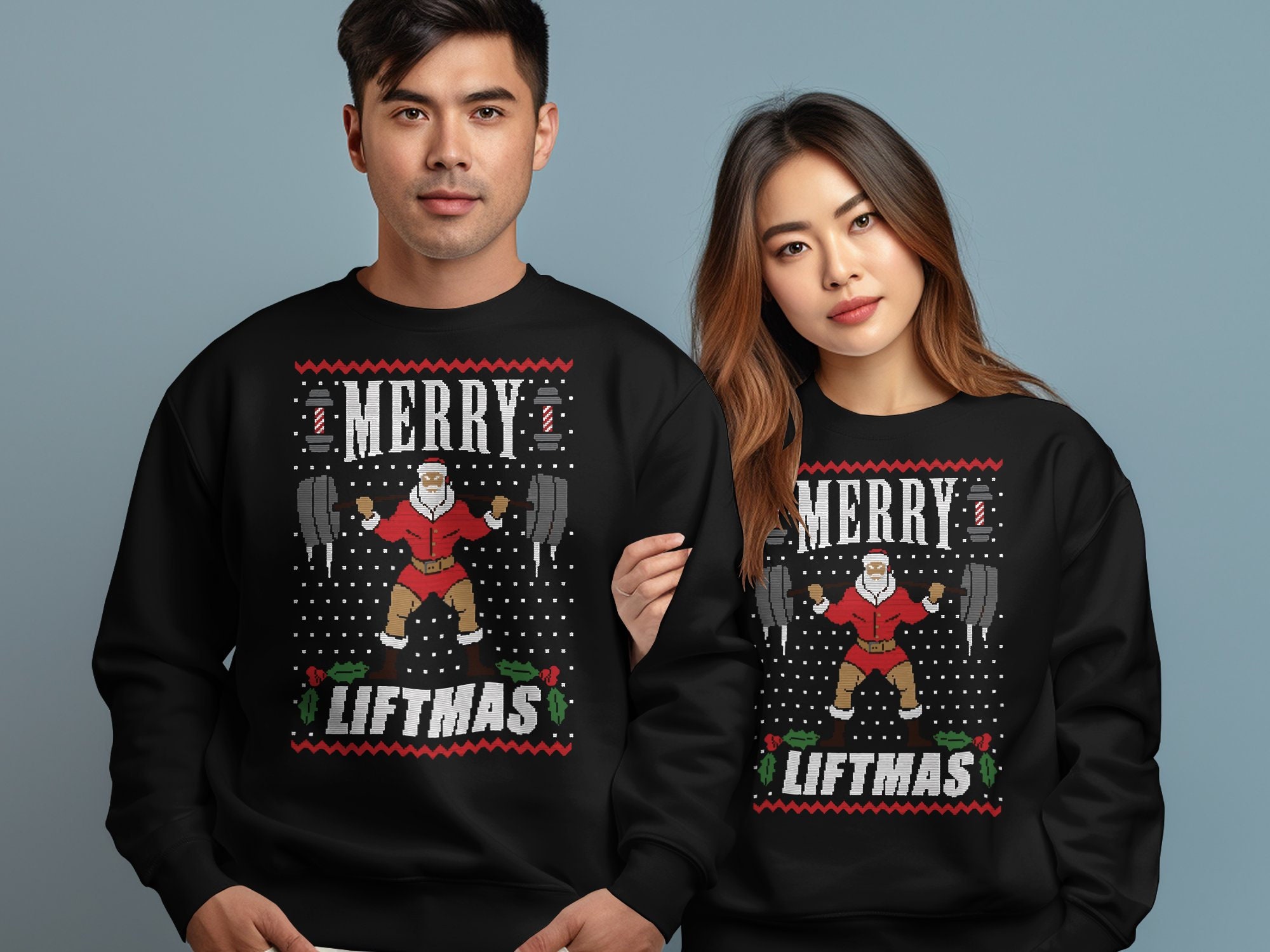 Gym lover Ugly Christmas Sweater Hot AOP Gift For Men And Women