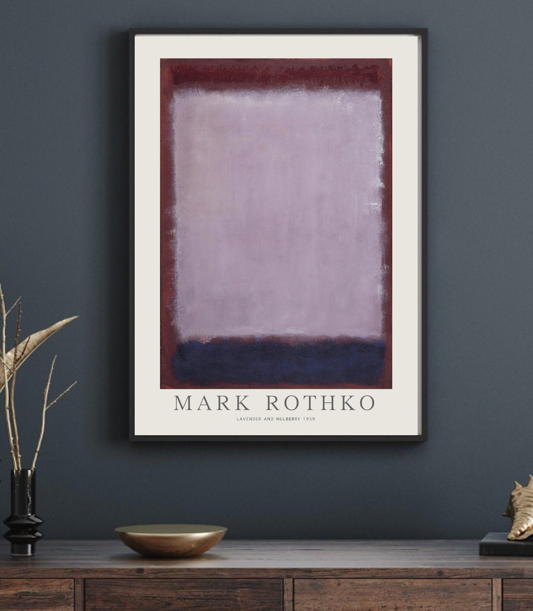Mark Rothko Reproduction Mark Rothko Reproduction Poster, Art Exhibition Print, Modern Wall ...