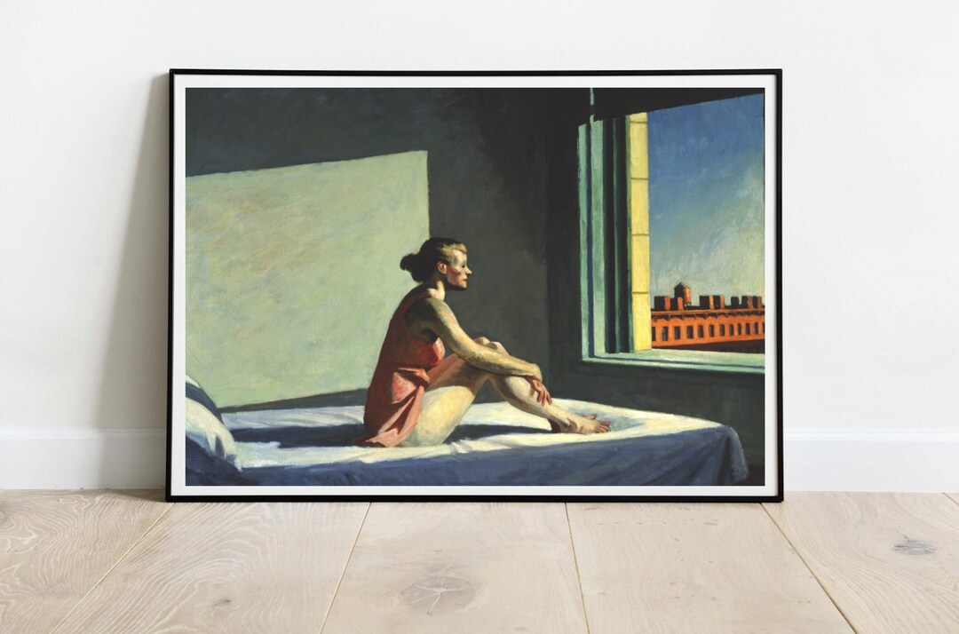 Edward Hopper Art, Morning Sun,american Realist Art, New York Print