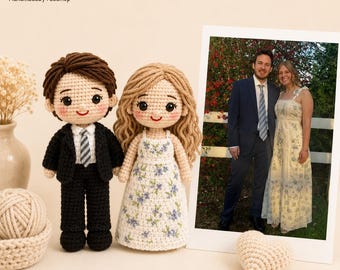 Custom Portrait Doll Look ALike Doll Custom Couple Doll Portrait Girl Doll Family Portrait Doll Mini Me Doll Anniversary Gift Christmas Gift