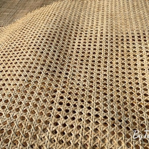 BIG DISCOUNT Premium Natural Cane Webbing Roll 11.5/15.5/18''/20/ 24''/27.5/31.5/ 36''/39.5 Hexagon Weave Natural Rattan Cane Webbing zdjęcie 2