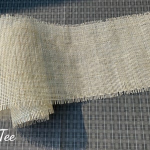 Cane Webbing 24 Width White Radio/Square Cane Webbing Woven Mesh Webbing Bleached Weave Rattan Webbing Woven For Crafts Sell By The Feet image 2