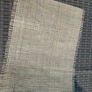 Cane Webbing 24 Width White Radio/Square Cane Webbing Woven Mesh Webbing Bleached Weave Rattan Webbing Woven For Crafts Sell By The Feet image 6