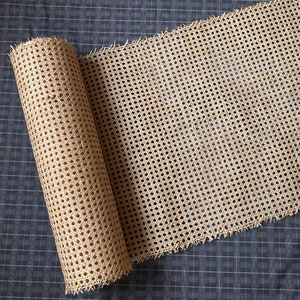 BIG DISCOUNT Premium Natural Cane Webbing Roll 11.5/15.5/18''/20/ 24''/27.5/31.5/ 36''/39.5 Hexagon Weave Natural Rattan Cane Webbing zdjęcie 9