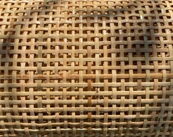 BIG SALES- Buy More Save More  Natural Light Color Rattan Cane Radio\Square Webbing Roll 15.5'/18"/20"/24"/27.5"/36"  Width For Craft'