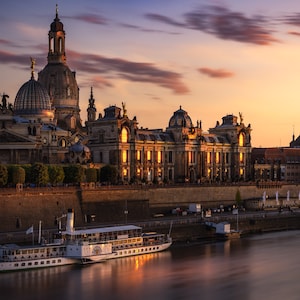 Dresden Photography - Stunning Sunset scene in Dresden - Professional Prints on Photo Paper and Canvas