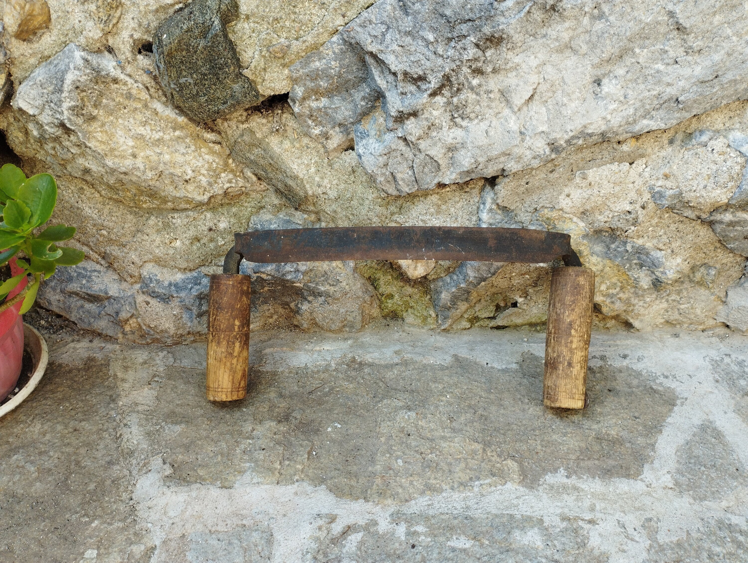 Primitive Woodworking Tool, Wood Peeling, Planer Bark Peeling Tool, Old Tool, Cutting Tool, Rustic Home Decor,  Vintage Woodworking Planer