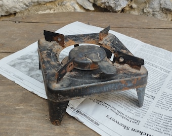 Antique Taylor & Boggis Summer Girl Stove: Rare Cast Iron Camping