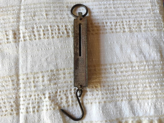 Vintage Hanging Scale 10 Kg Spring Balance Scale Rustic - Etsy