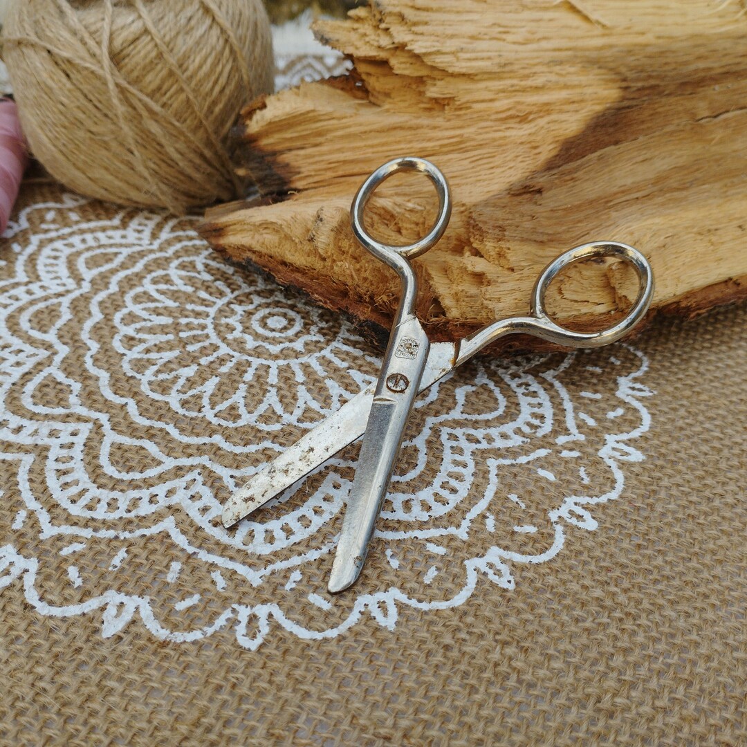 Vintage Small Metal Scissors for Paper Crafts, Made in Germany ...