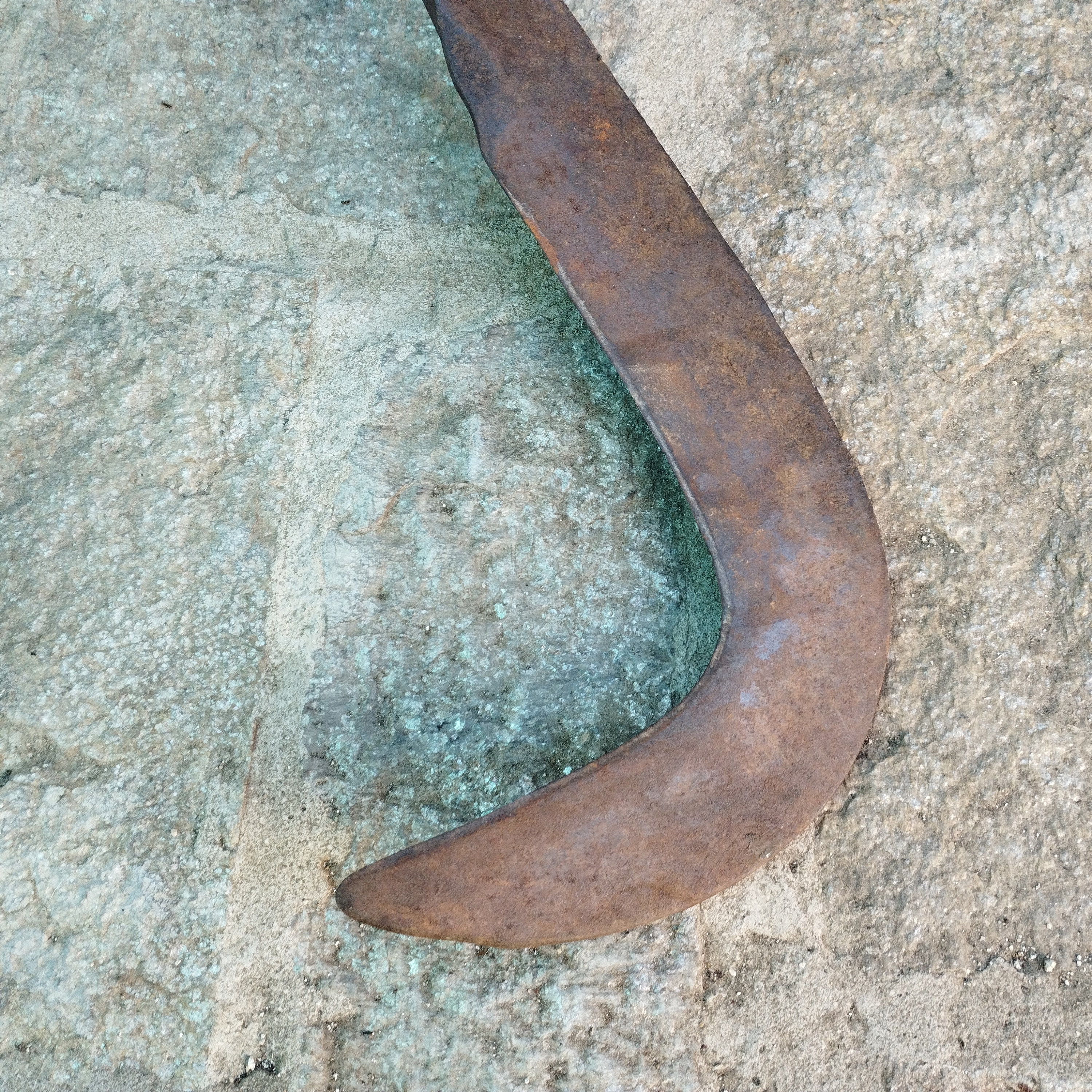 Antique Hand Forged Billhook: Rusty Primitive Farm Tool - Etsy Norway